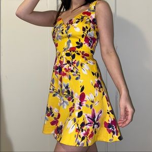 🍯Yellow floral sundress
